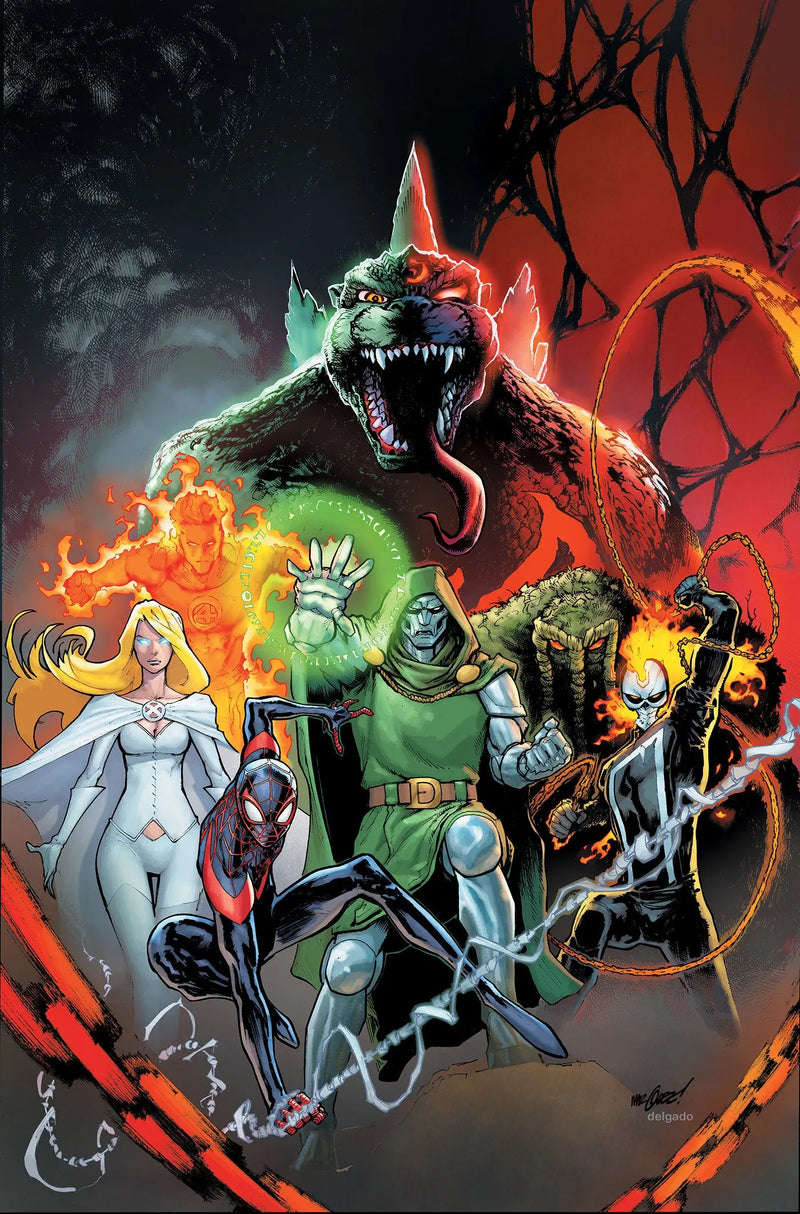 Godzilla Conquers The Multiverse #1 David Marquez Full Art Variant Marvel Comics