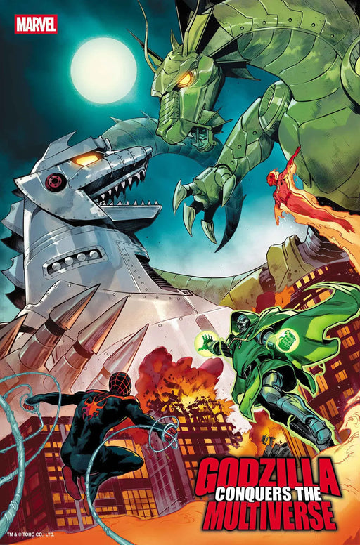 Godzilla Conquers The Multiverse #1 Juan Frigeri Foil Variant Marvel Comics