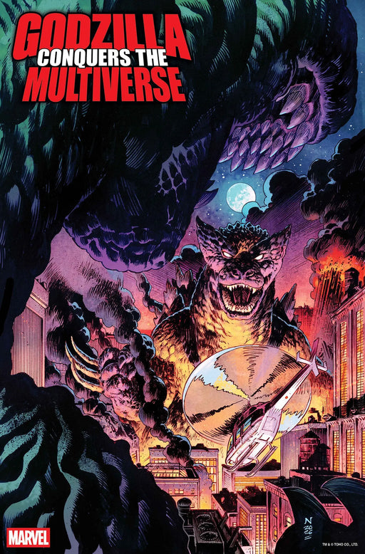 Godzilla Conquers The Multiverse #1 Nic Klein Heisei Godzilla Variant Marvel Comics