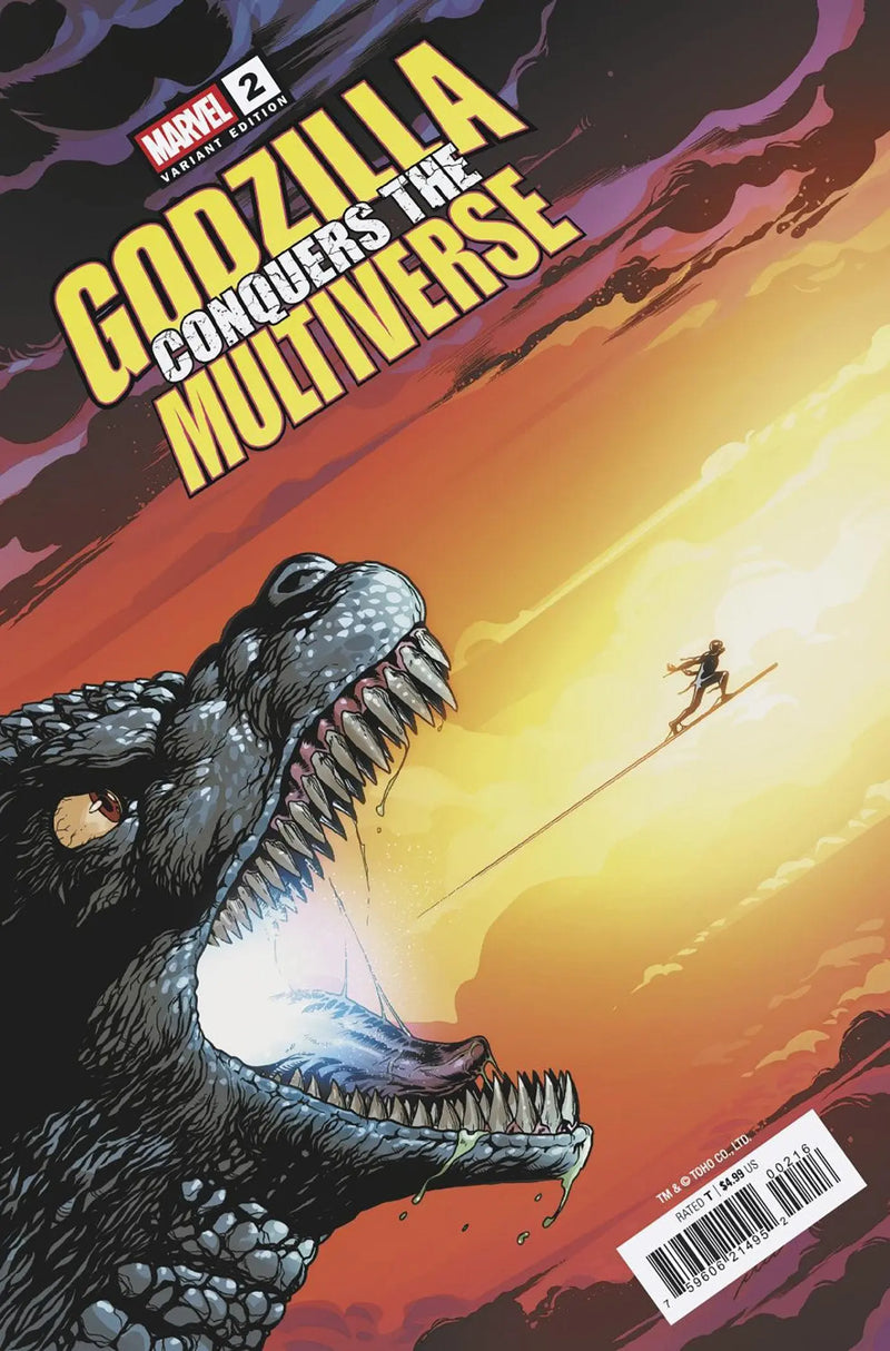 Godzilla Conquers The Multiverse #2 Pere Perez Variant Marvel Comics