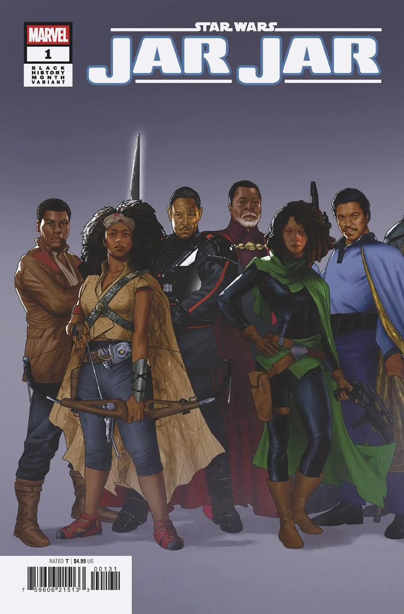 Star Wars: Jar Jar #1 Taurin Clarke 2 Part Black History Month Connecting Variant Marvel Comics