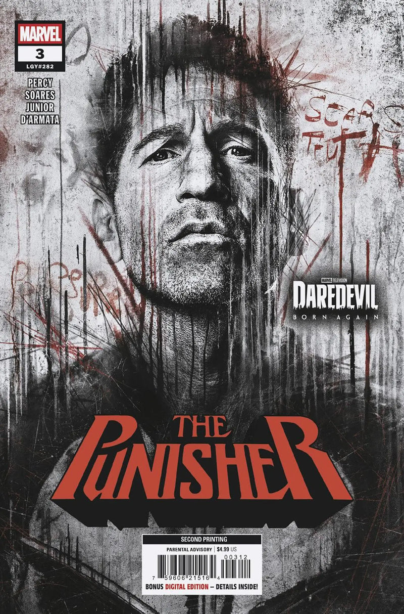 Punisher #3 Marvel Television 2nd Printing Variant Marvel Comics