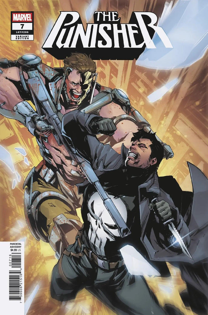 Punisher #7 Paolo Villanelli Variant Marvel Comics