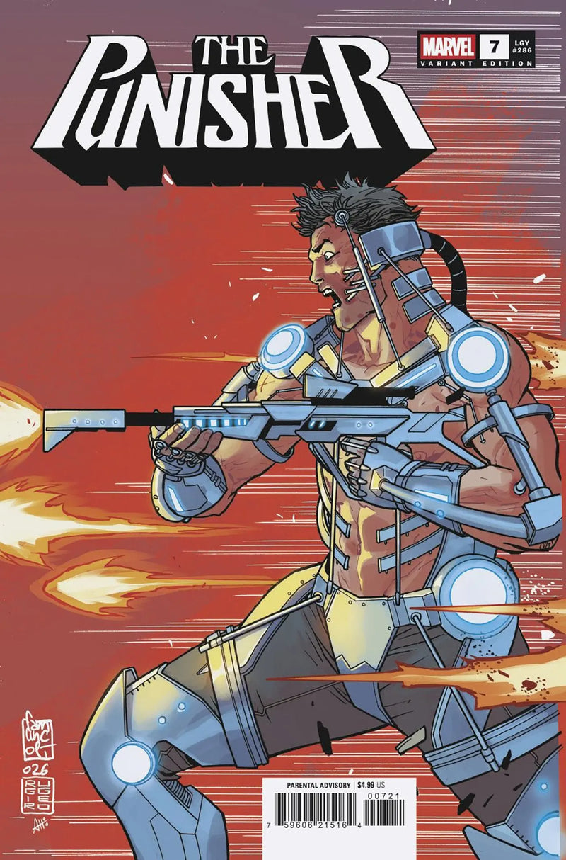 Punisher #7 Giuseppe Camuncoli 2 Part Connecting Variant Marvel Comics