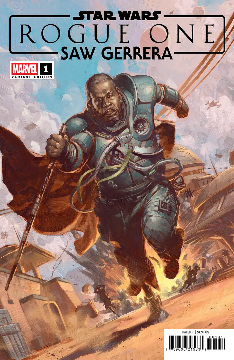 Star Wars: Rogue One   Saw Gerrera #1 Ben Harvey Variant Marvel Comics