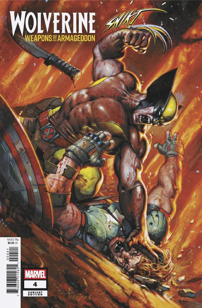 Wolverine: Weapons Of Armageddon #4 Davide Paratore Variant Marvel Comics