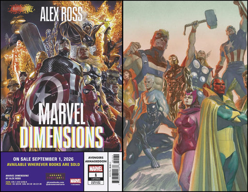 Avengers: Armageddon #1 Alex Ross Marvel Dimensions Variant Marvel Comics