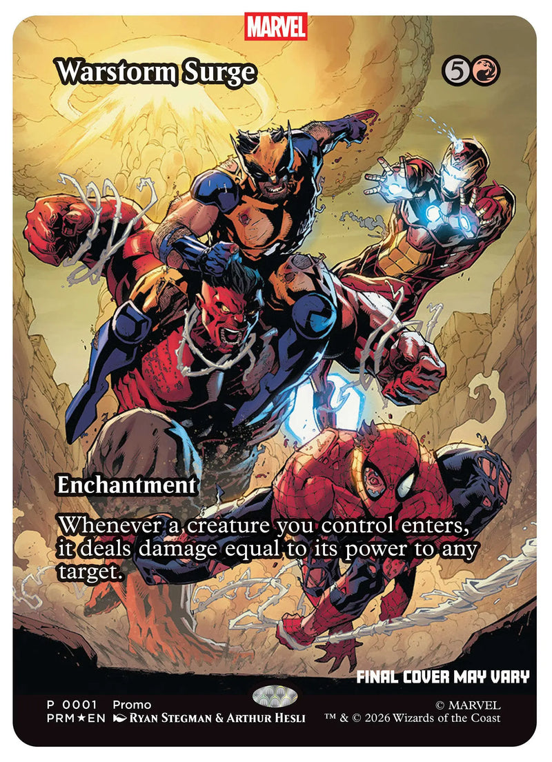 Avengers: Armageddon #1 Ryan Stegman Magic: The Gathering Variant Marvel Comics