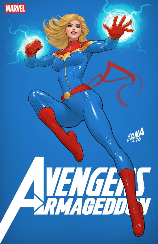 Avengers: Armageddon #2 David Nakayama Color Block Blue Variant Marvel Comics