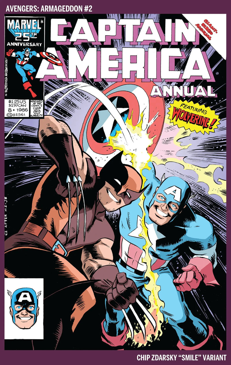 Avengers: Armageddon #2 Chip Zdarsky Smile Variant Marvel Comics