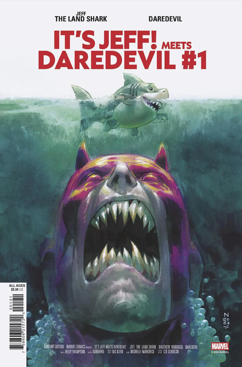 It's Jeff Meets Daredevil #1 Nic Klein Variant Marvel Comics