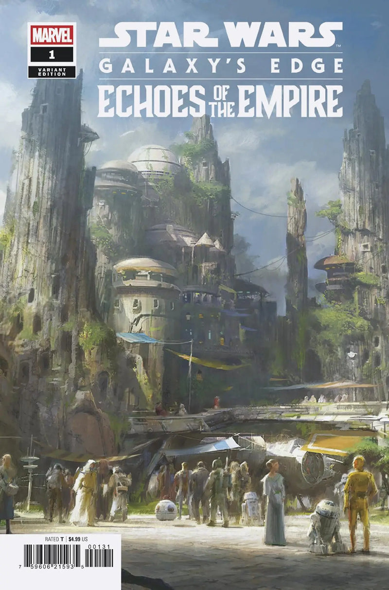 Star Wars: Galaxy's Edge   Echoes Of The Empire #1 Erik Tiemens Concept Art Variant Marvel Comics