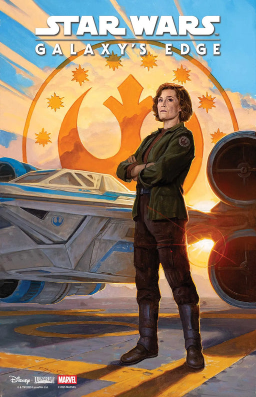 Star Wars: Galaxy's Edge   Echoes Of The Empire #2 E.M. Gist Mandalorian & Grogu Variant Marvel Comics