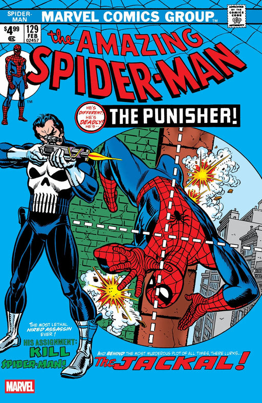 Amazing Spider-Man #129 Facsimile Edition Blue Foil Variant [New Printing 2] Marvel Comics