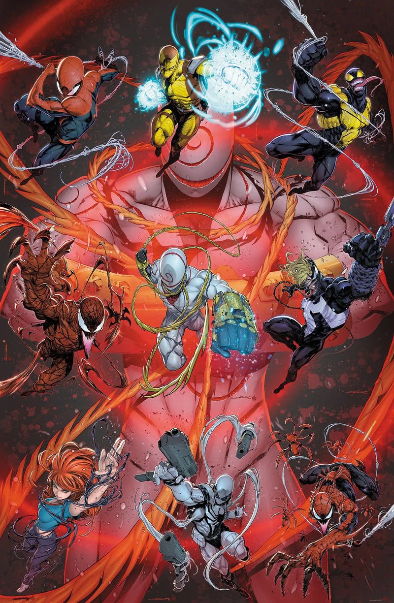 Amazing Spider-Man/Venom: Death Spiral   Body Count #1 Iban Coello Complete Death Spiral Full Art Variant [Ds] Marvel Comics