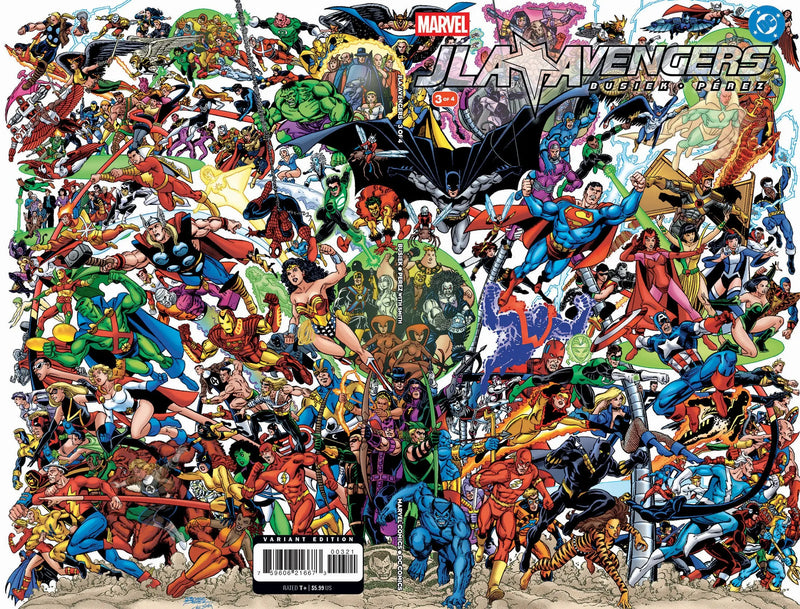 JLA/Avengers #3 Facsimile Edition Foil Wraparound Variant Marvel Comics