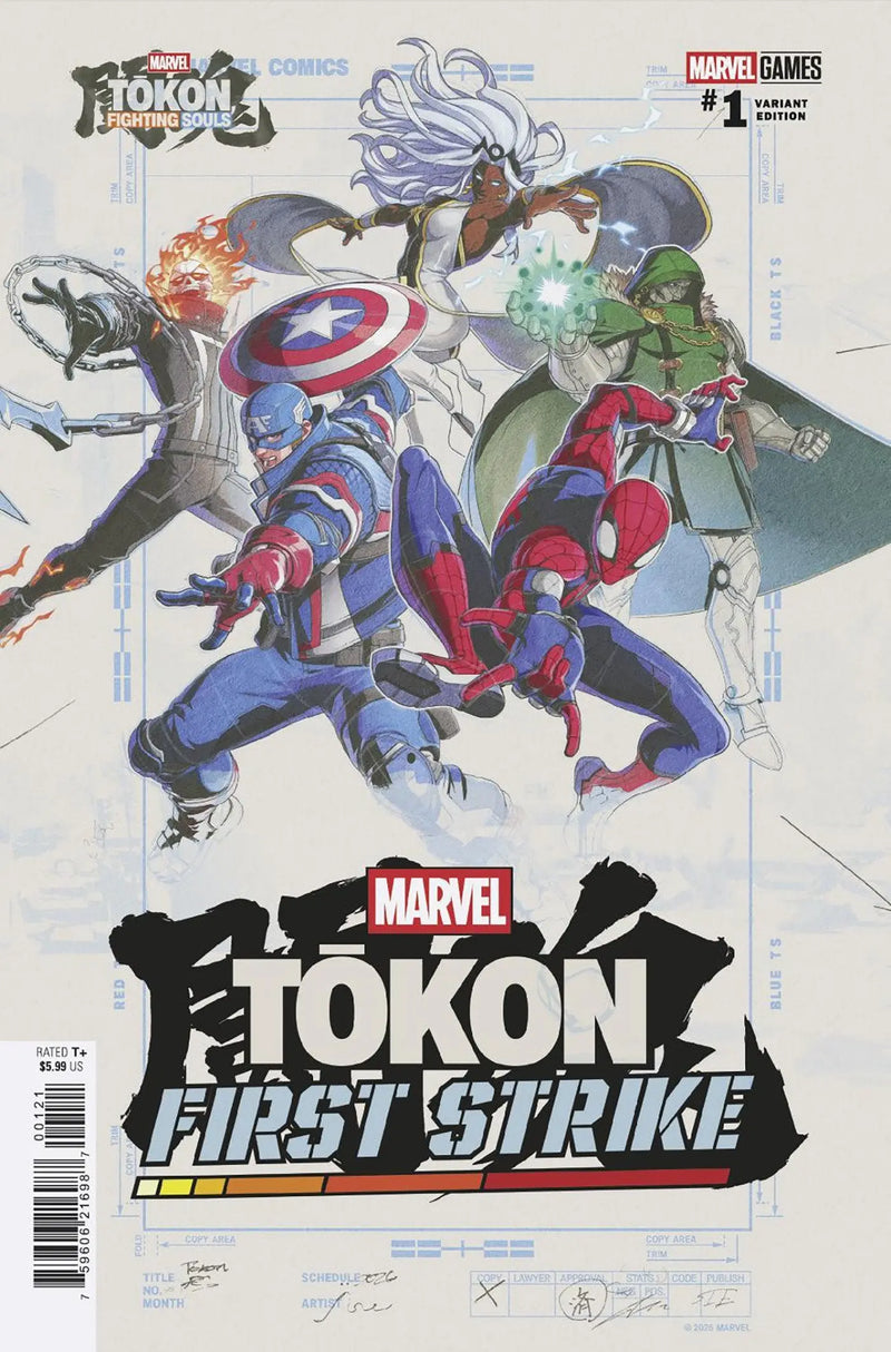 Marvel Tokon: First Strike #1 Marvel Tokon: Fighting Souls Variant Marvel Comics