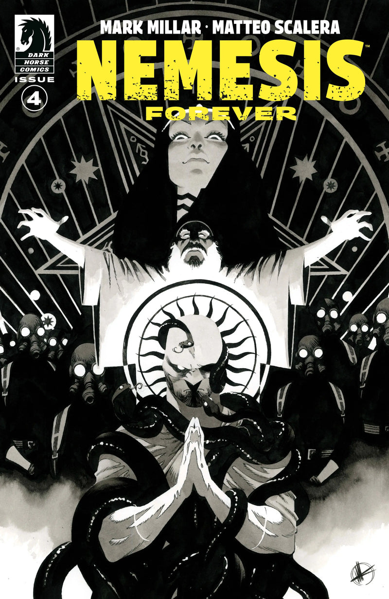 Nemesis Forever #4 (Cover B) (Black & White) (Matteo Scalera) Dark Horse