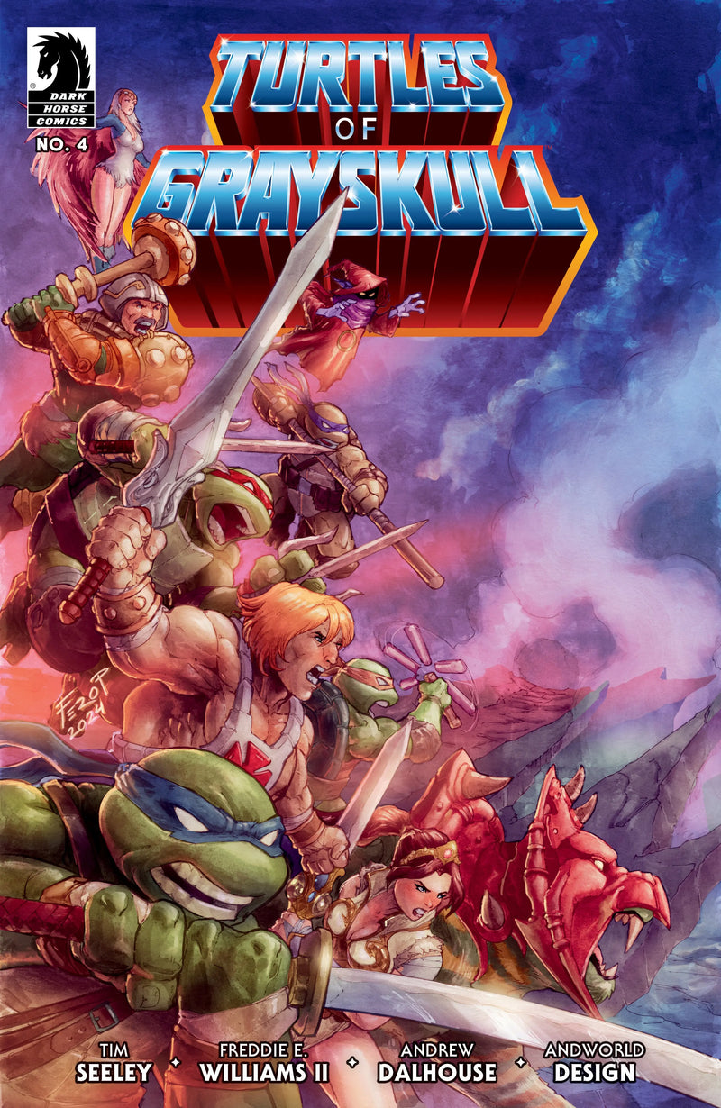 Masters Of The Universe/Teenage Mutant Ninja Turtles: Turtles Of Grayskull #4 (Cover C) (Fero Peniche) Dark Horse