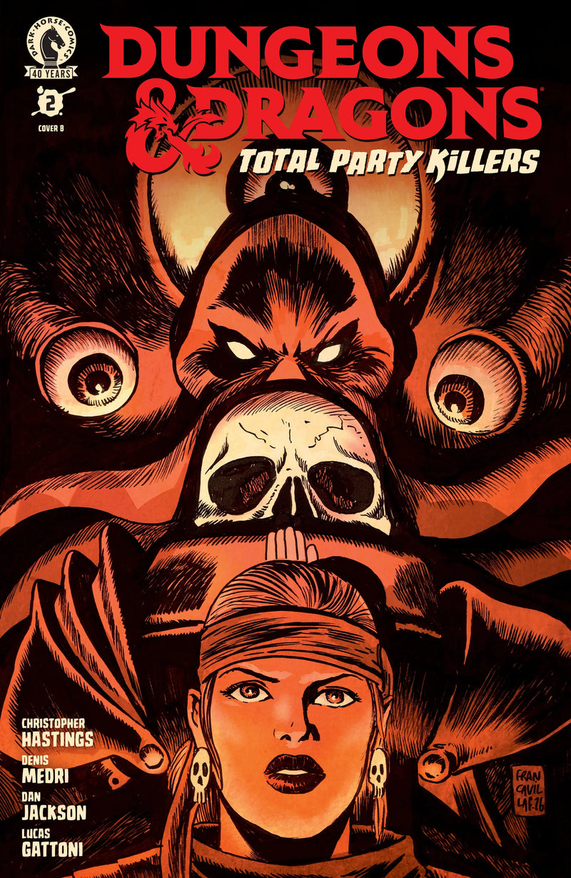 Dungeons & Dragons: Total Party Killers #2 (Cover B) (Francesco Francavilla)) Dark Horse