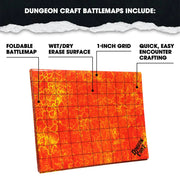 BattleMap: Hell RPG battle map for DnD 1985 Games