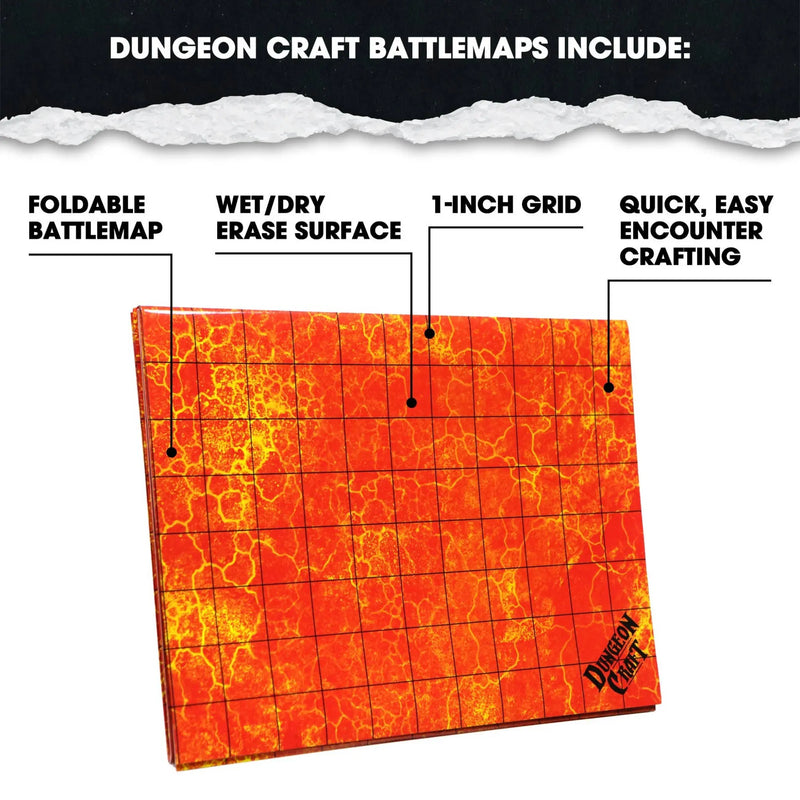 BattleMap: Hell RPG battle map for DnD 1985 Games