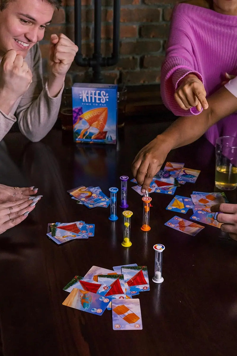 Kites - Time to Fly! | Fun Family Games for Adults, Teens & Kids | Fun Quick Party Games | 10 Minutes | Ages 10 and Up | for 2 to 6 Players | Easy to Learn Floodgate Games