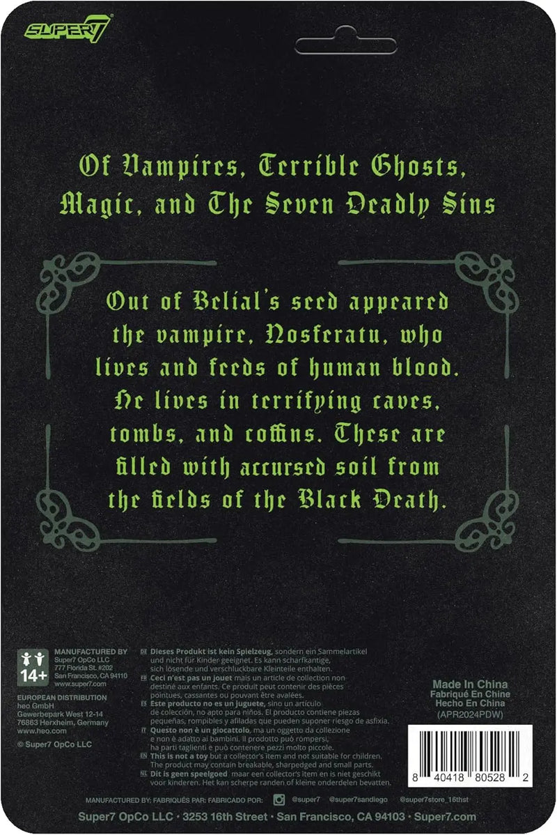 Super 7 Nosferatu Reaction Figures -Nosferatu (Film Poster) Super 7