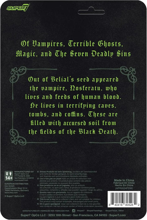 Super 7 Nosferatu Reaction Figures -Nosferatu (Film Poster)