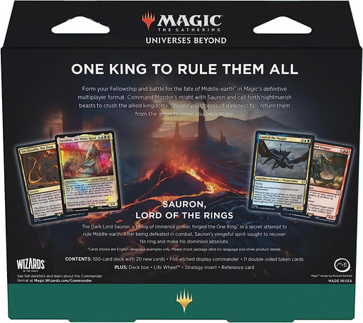 Magic The Gathering The Lord of The Rings: Tales of Middle-Earth Commander Deck - The Hosts of Mordor