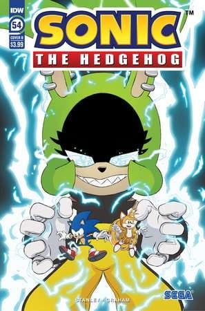 Sonic The Hedgehog #54 Variant B Schoening