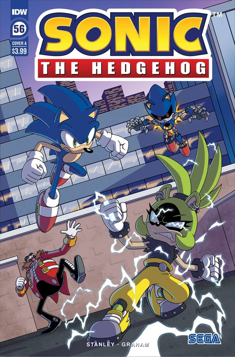 Sonic The Hedgehog #56 Variant A Peppers