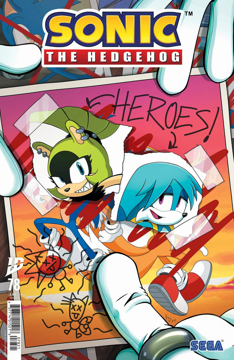 Sonic The Hedgehog #78 Variant B (Dobbins) IDW Publishing