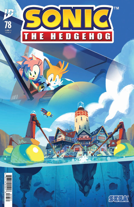 Sonic The Hedgehog #78 Variant Ri (10) (Fourdraine) IDW Publishing