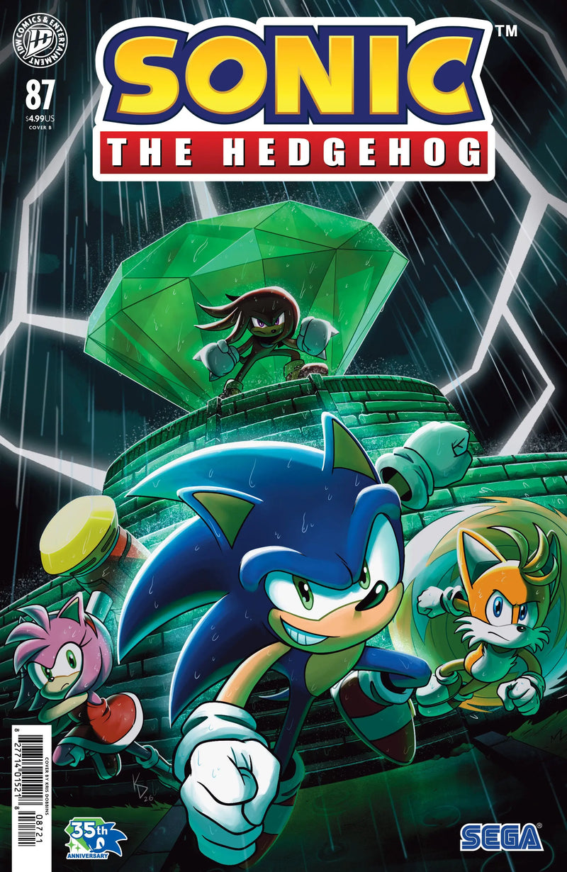 Sonic The Hedgehog #87 Variant B (Dobbins) IDW Publishing