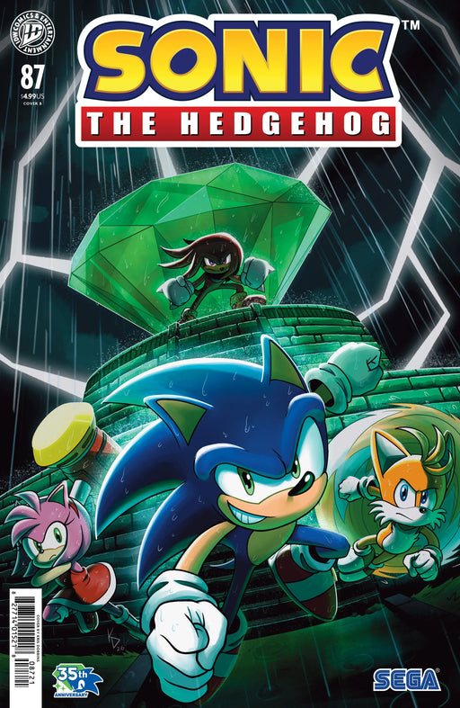 Sonic The Hedgehog #87 Variant B (Dobbins) IDW Publishing