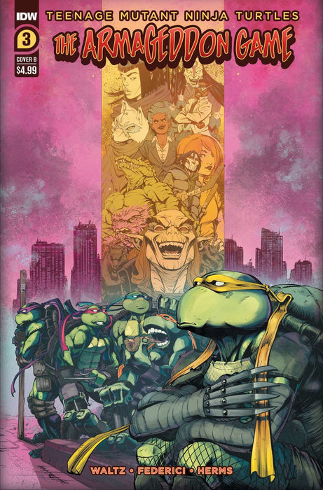 Teenage Mutant Ninja Turtles: The Armageddon Game #3 Variant B Height
