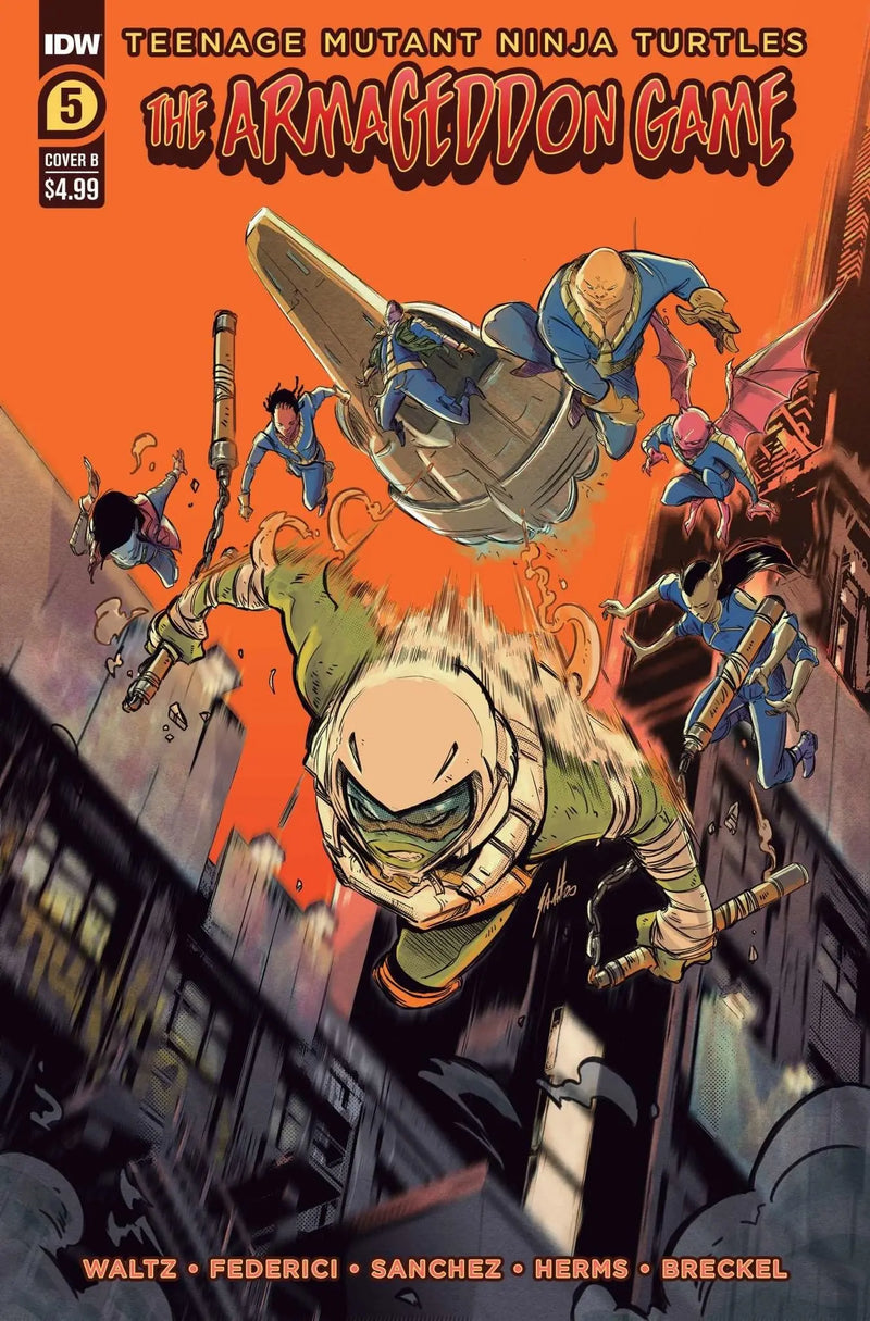 Teenage Mutant Ninja Turtles: The Armageddon Game #5 Variant B