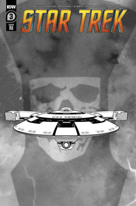 Star Trek #3 Variant RI 10 Rosanas B&W