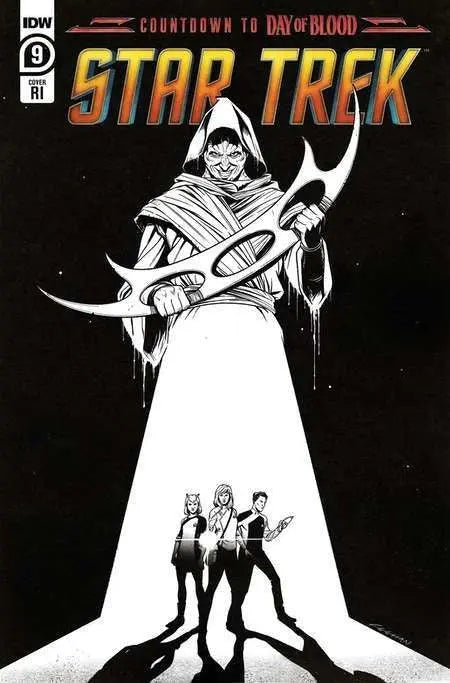 Star Trek #9 Variant Ri 10 Feehan B&W