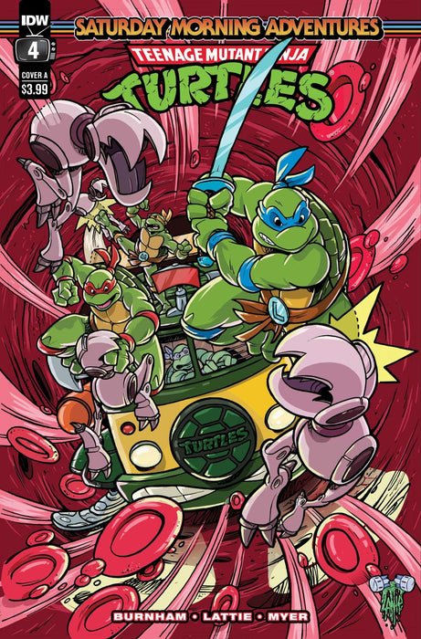 Teenage Mutant Ninja Turtles: Saturday Morning Adventures #4 Variant A Lattie