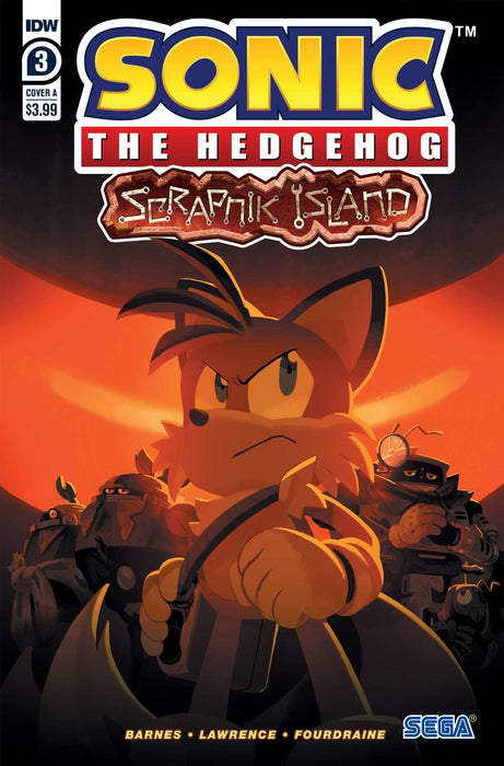 Sonic The Hedgehog: Scrapnik Island #3 Variant A Fourdraine