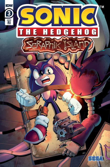 Sonic The Hedgehog: Scrapnik Island #3 Variant Ri 10 Thomas