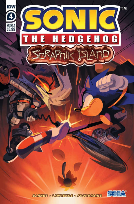 Sonic The Hedgehog: Scrapnik Island #4 Variant A Fourdraine