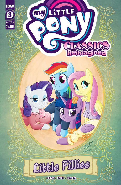 My Little Pony: Classics Reimagined- Little Fillies #3 Variant B Garbowska