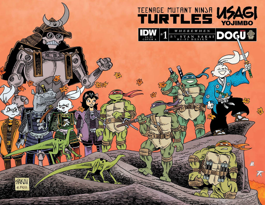 Teenage Mutant Ninja Turtles/Usagi Yojimbo: Wherewhen #1 Cover A Sakai