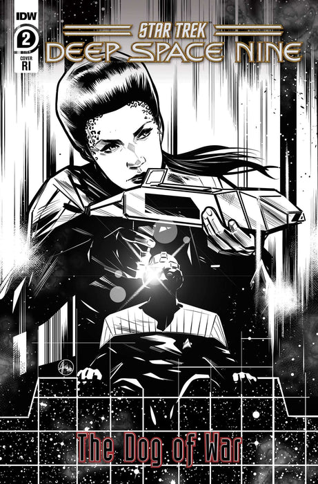 Star Trek: Deep Space Nine-The Dog Of War #2 Variant Ri 10 Hernandez B&W