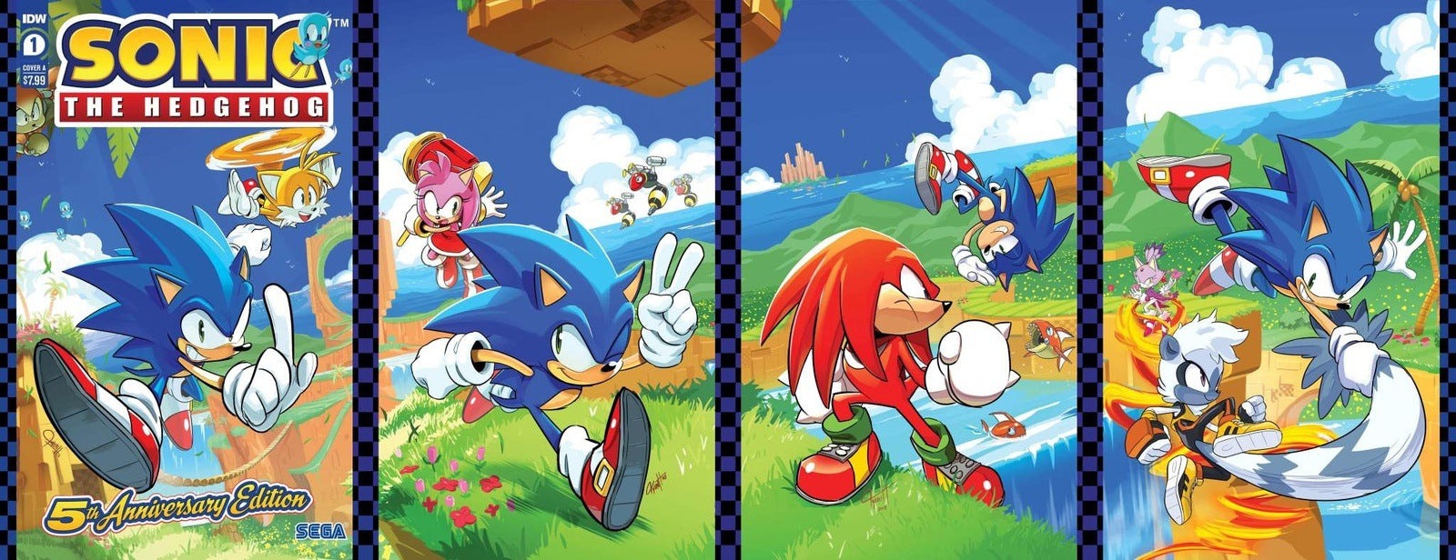 Sonic The Hedgehog: #1 5Th Anniversary Edition Variant A Hesse