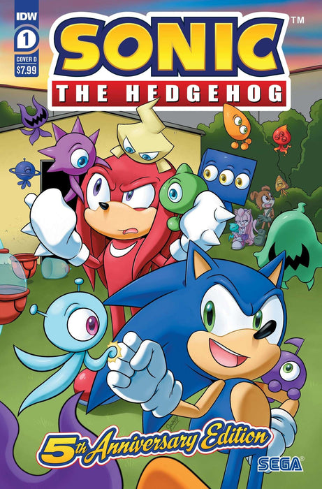 Sonic The Hedgehog: #1 5Th Anniversary Edition Variant D Hernandez