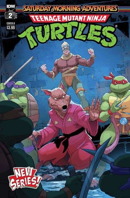 Teenage Mutant Ninja Turtles: Saturday Morning Adventures 2023- #2 Variant B Schoening